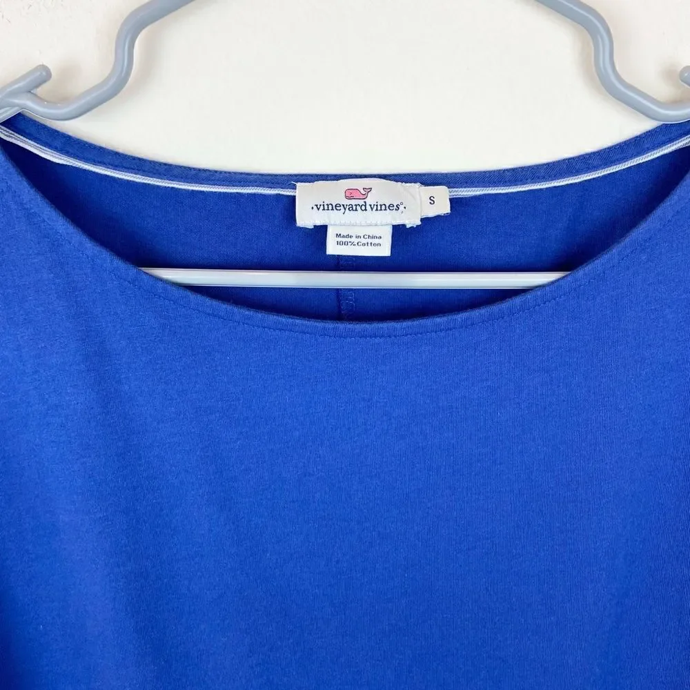 Vineyard Vines Scoop-Neck Shirt Dress - Blue